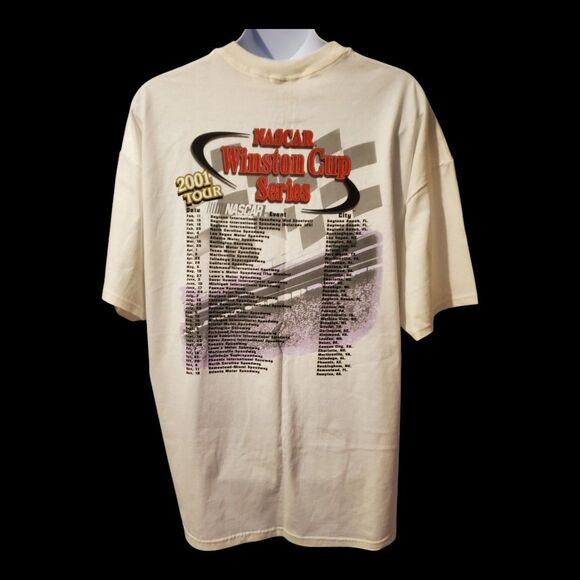 Dale Earnhardt NASCAR Racing T Shirt Winston Cup Race 2001 Tour 2X - NWOT (RH) - Picture 2 of 9